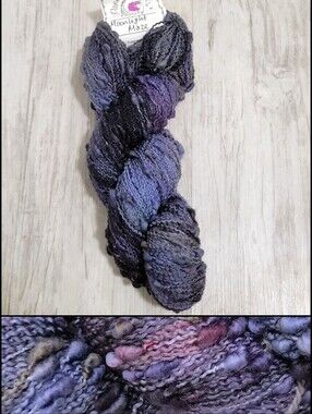 Pandias Jewels Floofy Moonlight Maze Yarn Hand Dyed 90% Merino, Nylon 100g 438yd